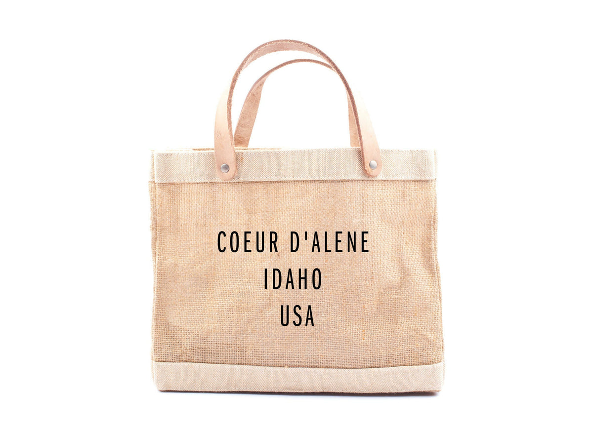 Apolis Petite Natural Coeur d&#39;Alene Market Bag