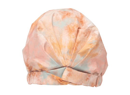 Luxe Shower Cap-Sunset Tie Dye