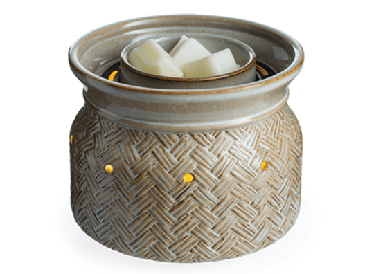 Basket Weave Fan Fragrance Warmer