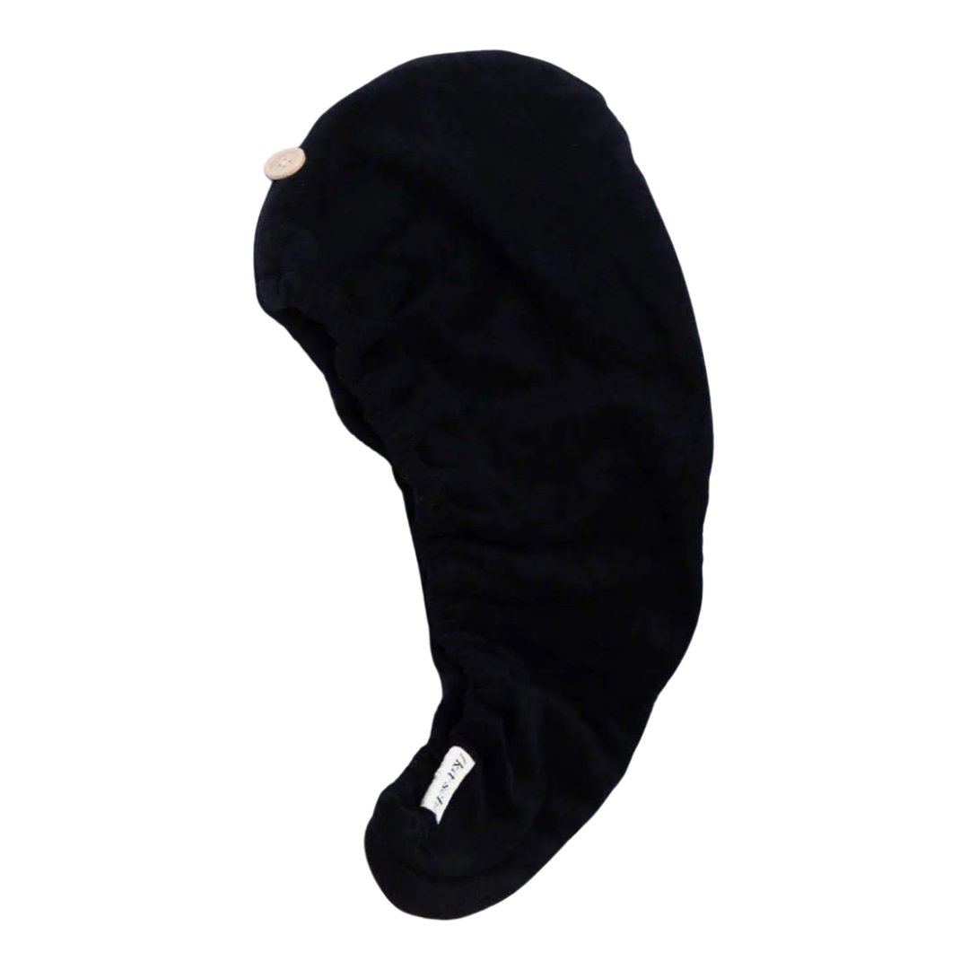 Eco-Friendly Hair Towel - Black