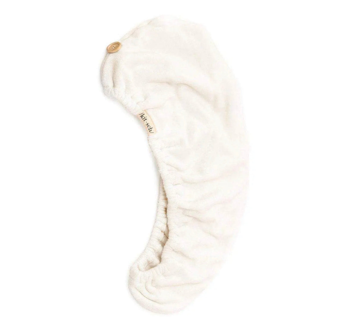 Eco-Friendly Microfiber Hair Towel - Ivory