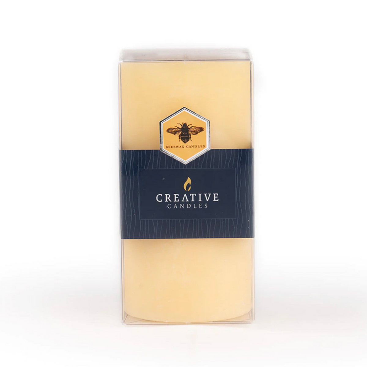 Beeswax Natural Pillar Candle 3&quot; x 6&quot;