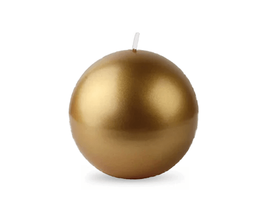 2&quot; Metallic Gold Balls - Gold