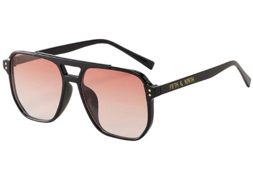 Skye Sunglasses - Black/Rose