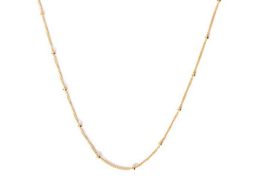 Gold Gazer Necklace Filled 14K