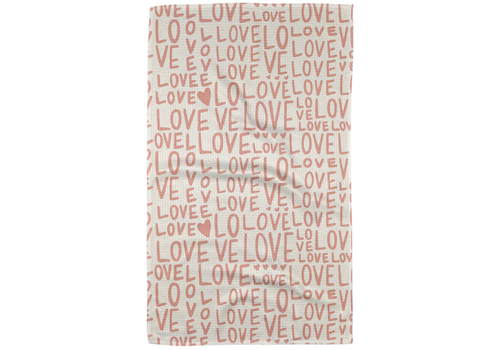 All the Love Geometry Tea  Towel