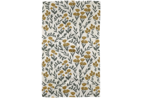 Charolette Yellow  Geometry Tea Towel