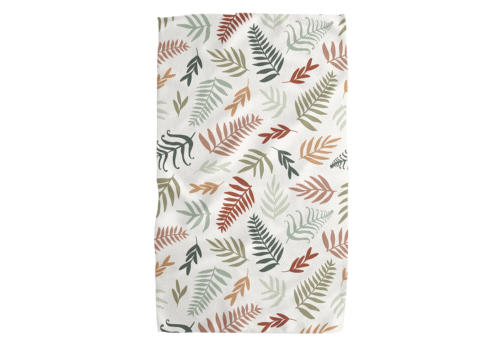 Forest Floor Fern Geometry Tea Towel