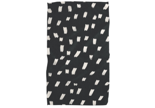 Dark Out Kitchen Geometry Tea Towel