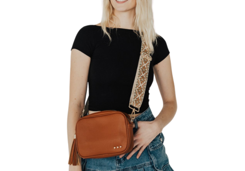 Willow Camera Crossbody Bag - Brown