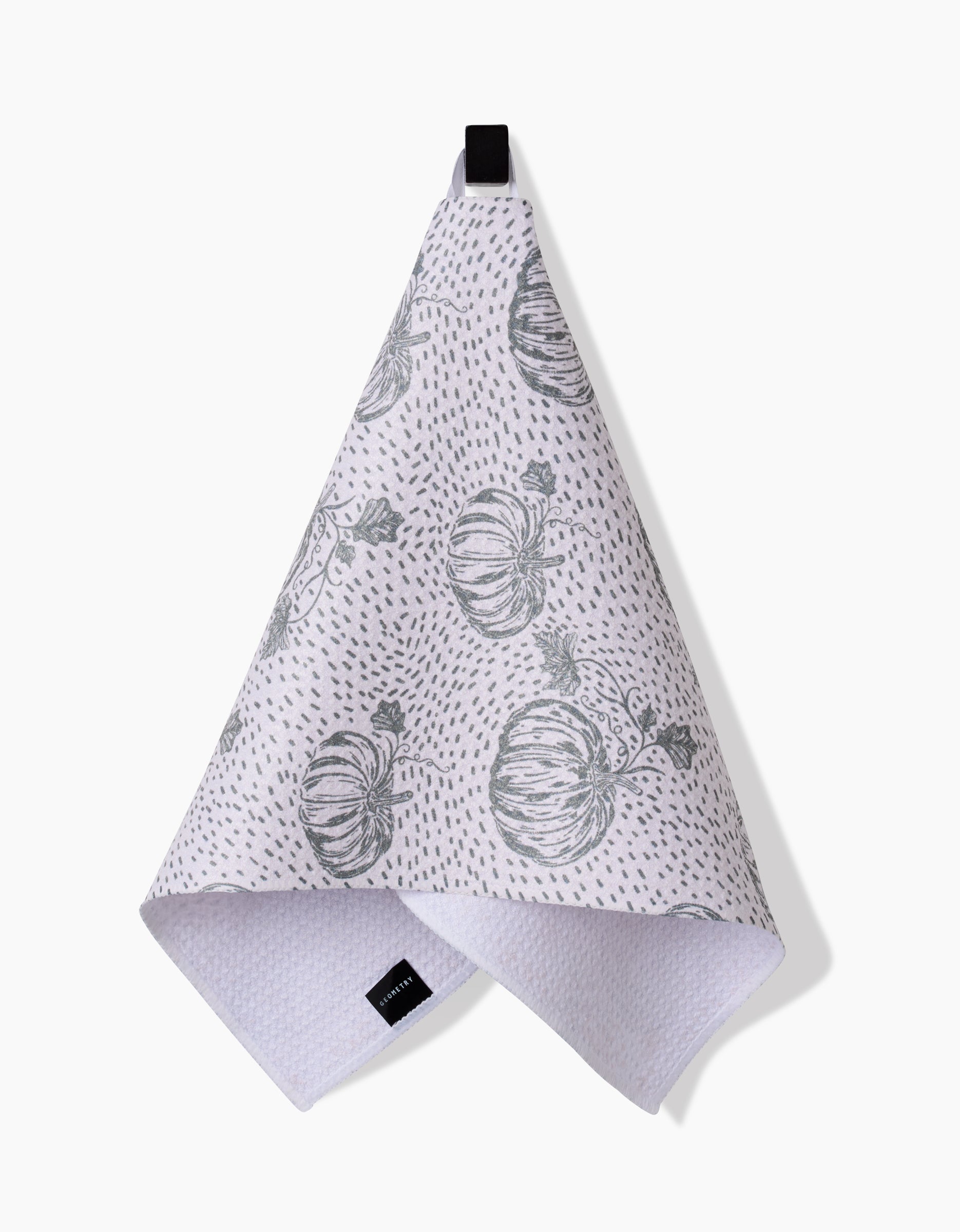 Sage Pumpkin Field Geometry Bar Towel