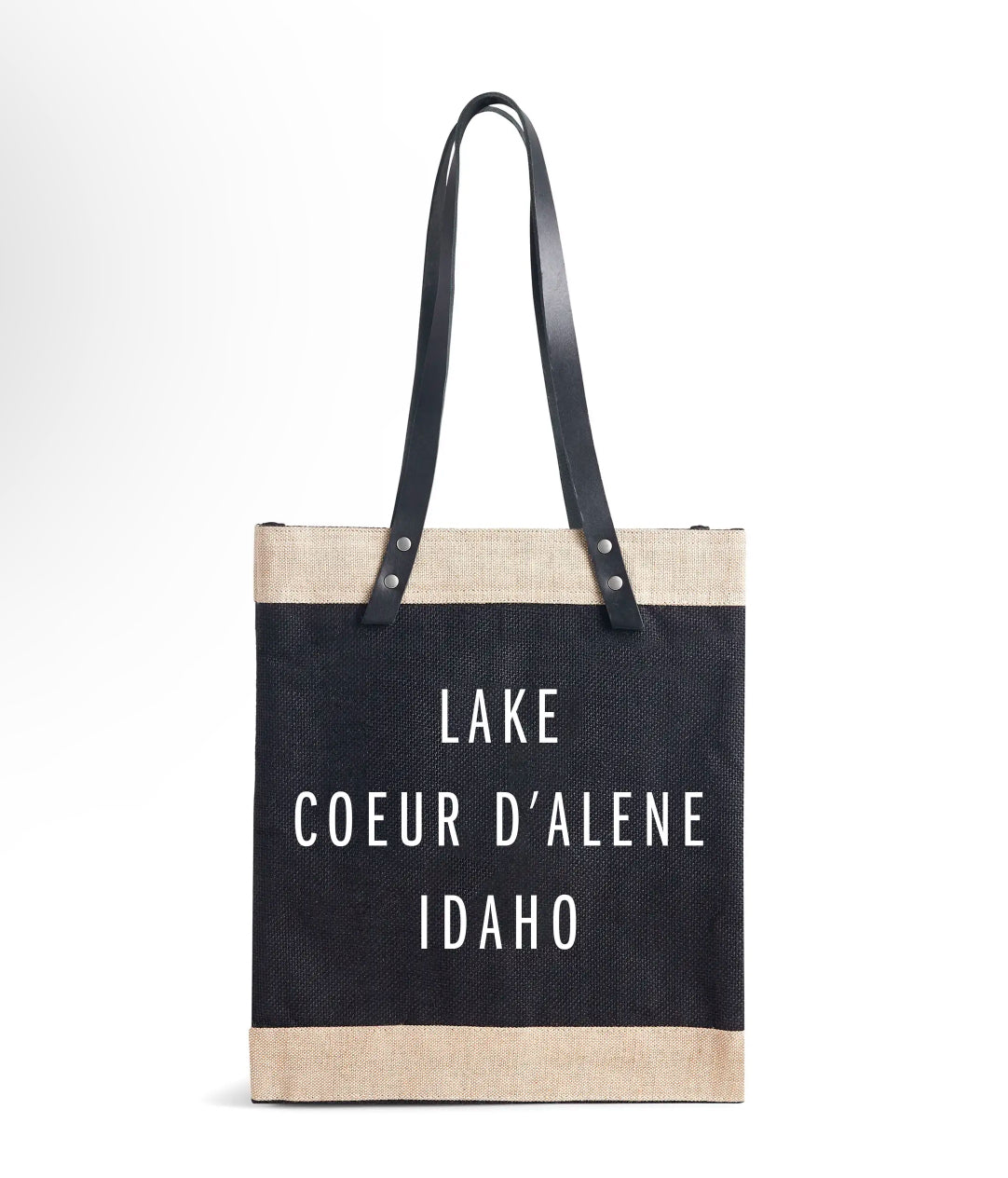 Apolis Lake Coeur d&#39;Alene Market Tote in Black