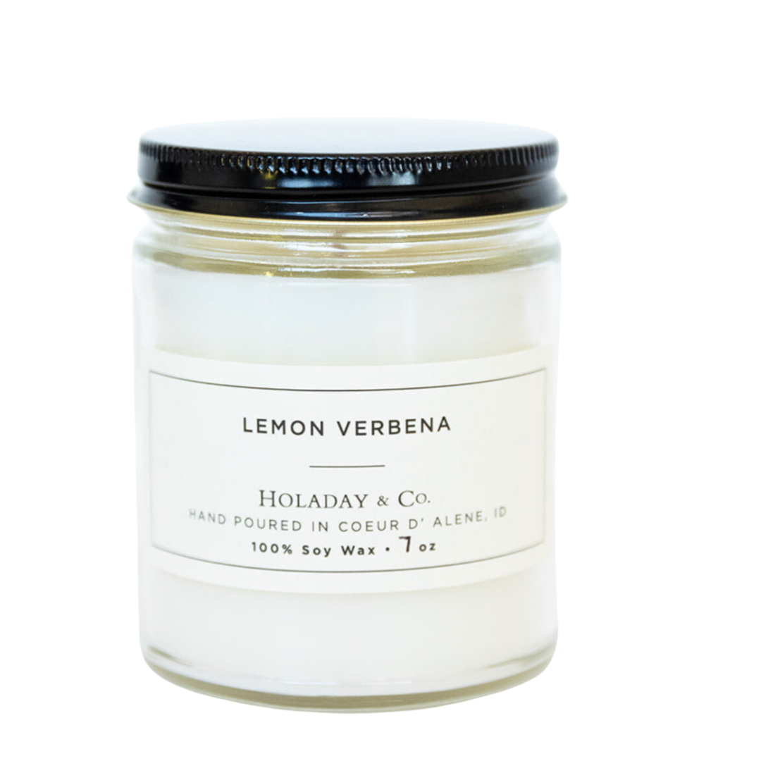 Spiced Bergamot &amp; Lemongrass - Clear 7oz jar