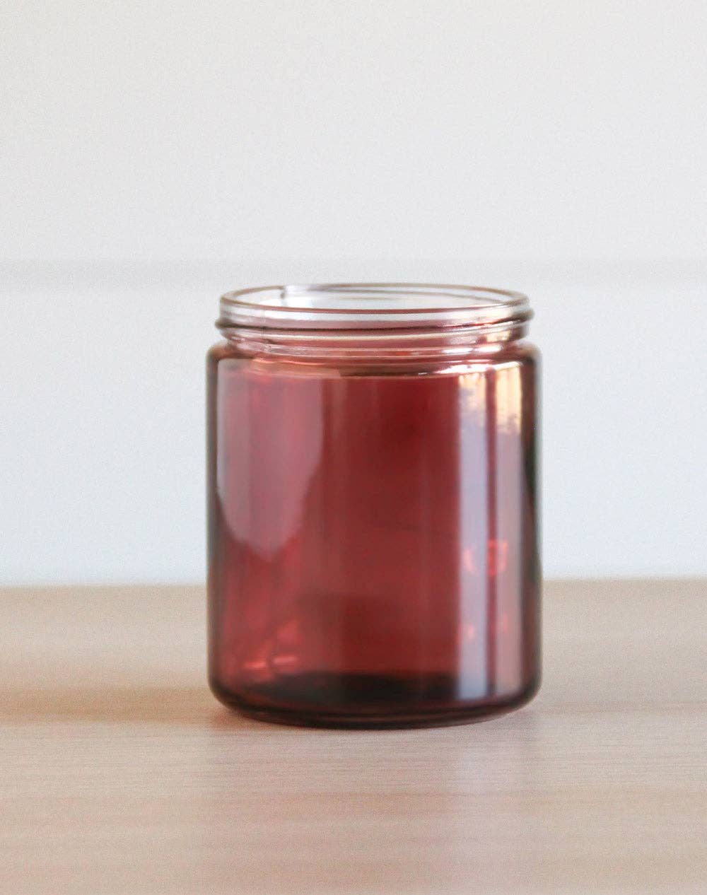 7oz Cranberry Glass Jar